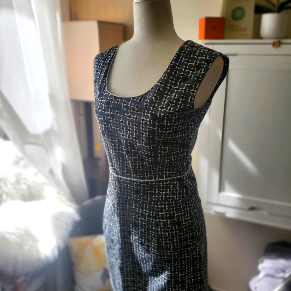 Samantha Sung New York A Line Polka Dot Dress